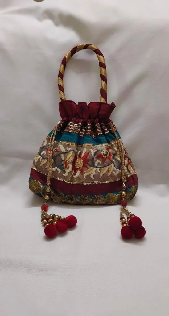 Uttarakhand Traditional Dress & Jewelry - Potli Bags