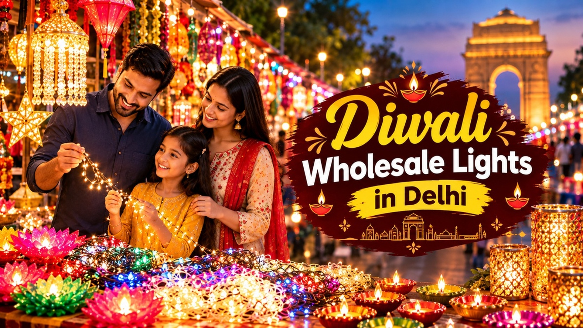 Diwali Wholesale Lights in Delhi
