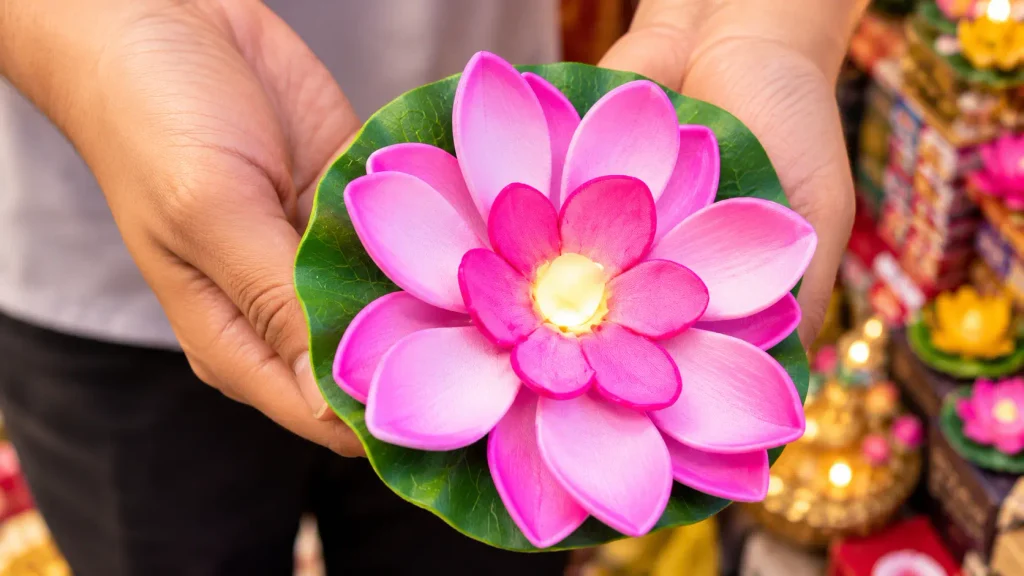 Floating Lotus Lights for Festive Decorations